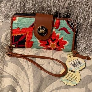 Waving girl yacht club wallet by Spartina 449